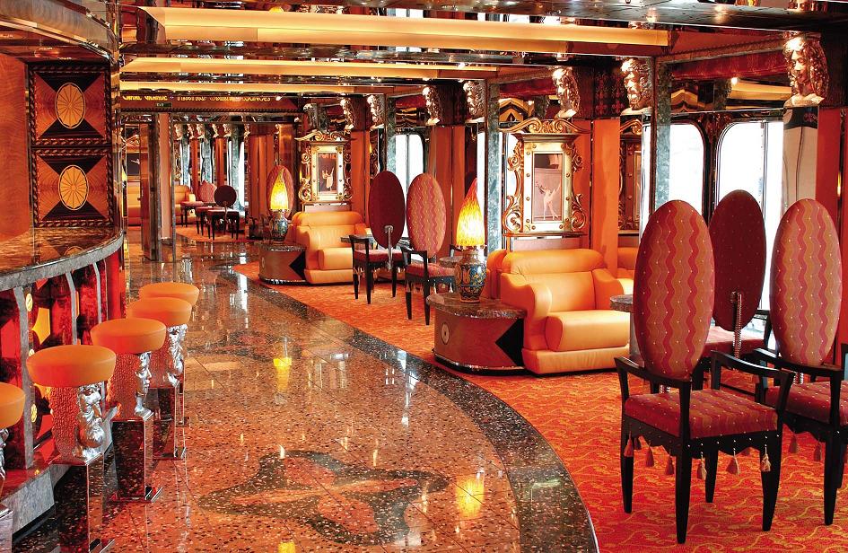 Uno de los elegantes Lounges que encontraremos a bordo del Costa Mediterranea OFERTAS CRUCEROS COSTA MEDITERRANEA DESCUENTO